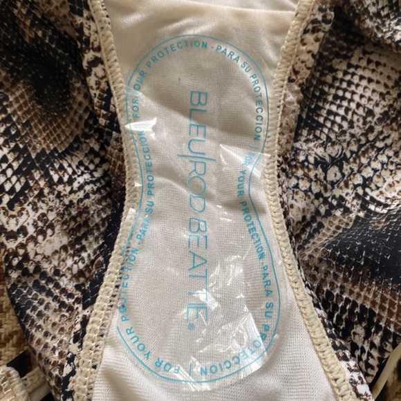 BLEU Rod Beattie Python/Leopard Print Bikini 2 Piece Swimsuit Size 12 NWT. - Picture 11 of 11